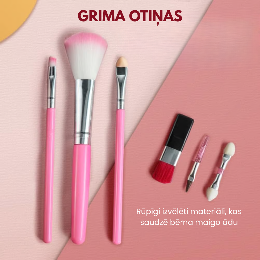 🌸 Bērnu nomazgājamais grima komplekts – droša un radoša spēle