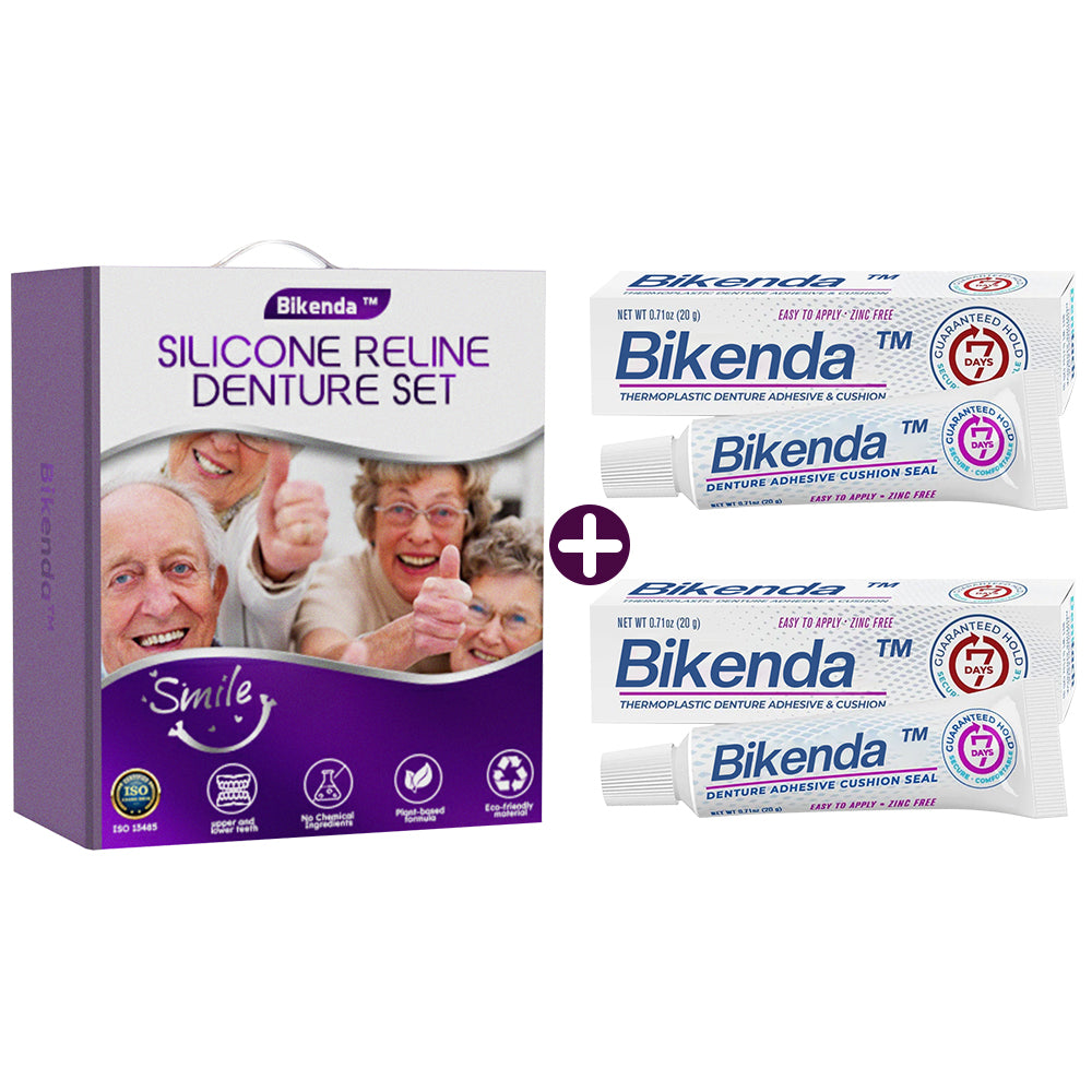 Silicone zobu protēžu komplekts 👨🏻⚕️ Ieteicams Vācijas zobārstu asociācijas 🍀