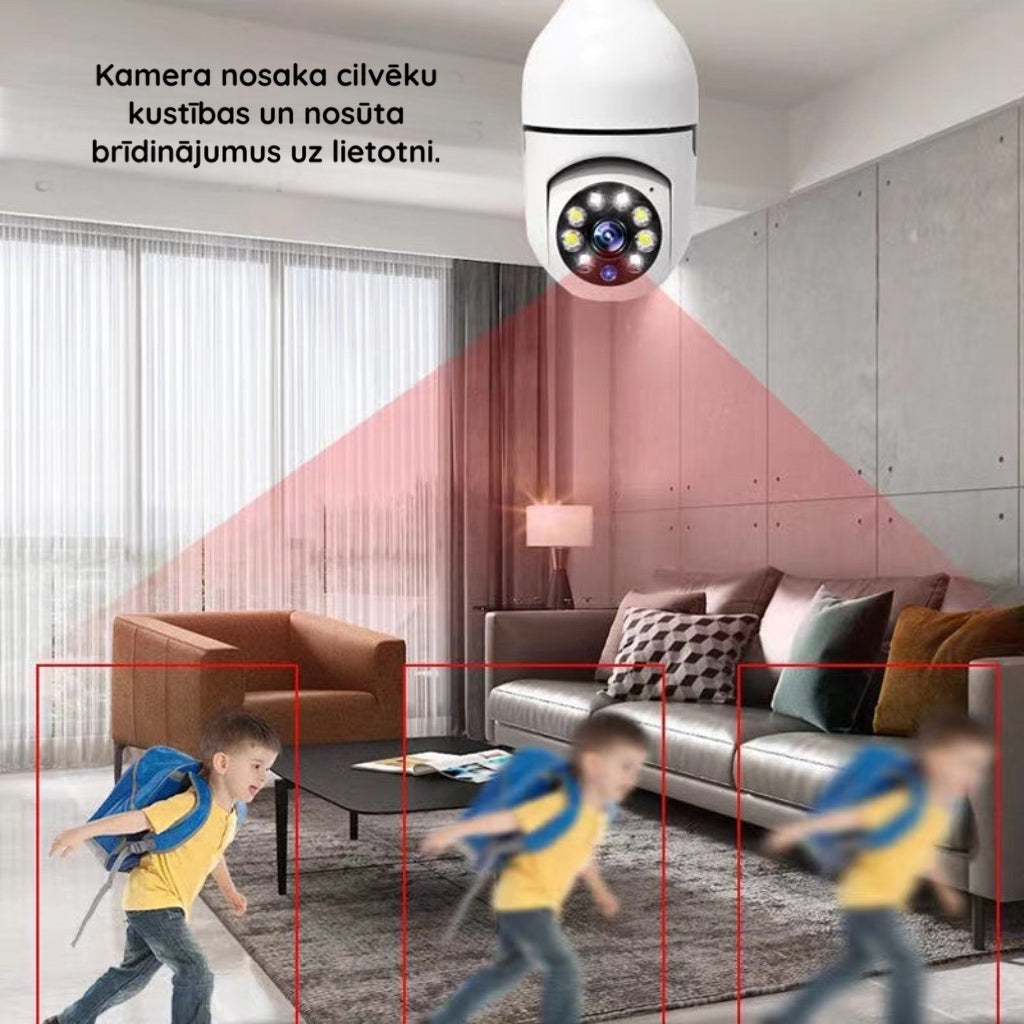WiFi HD viedā kamera