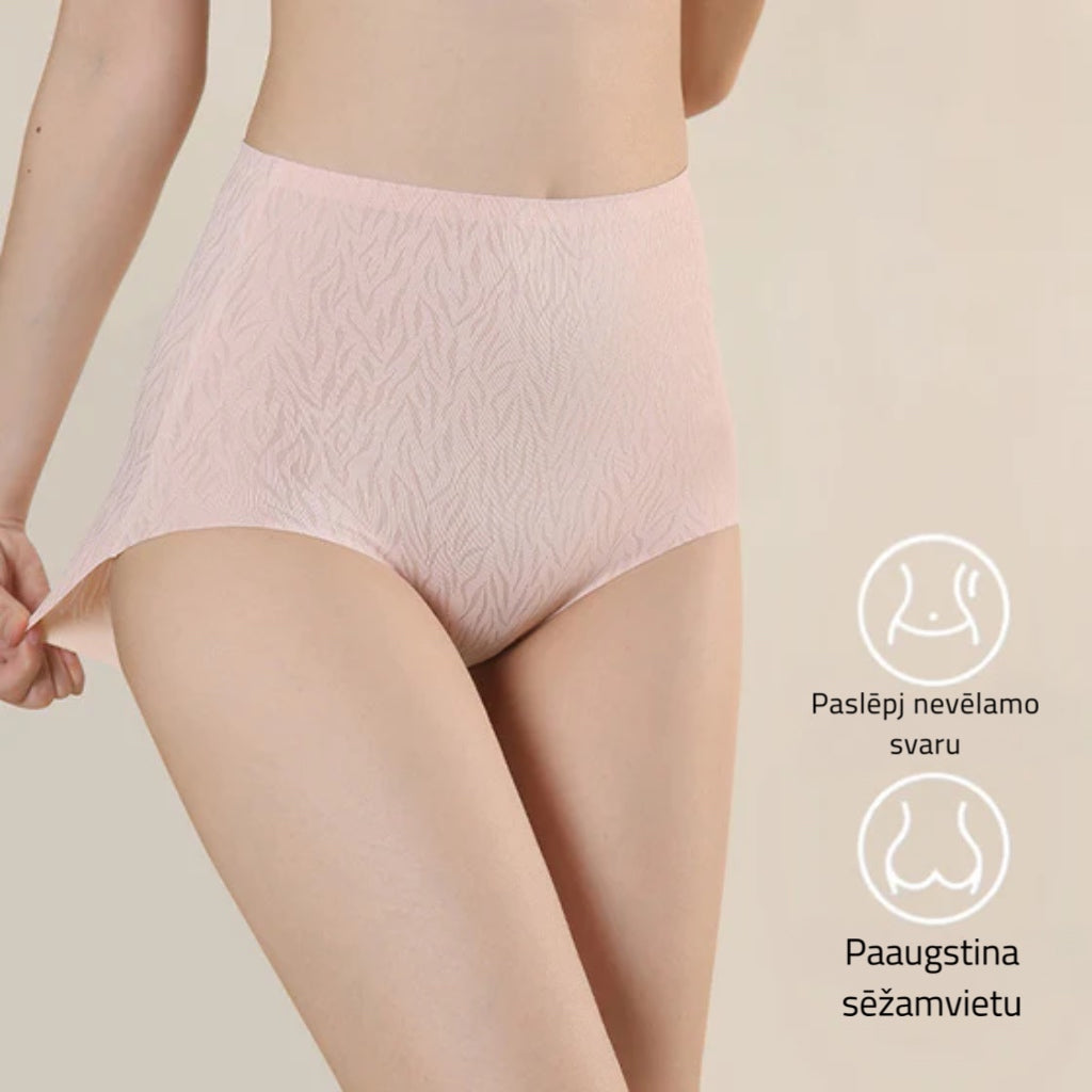 Bezšuvju apakšbikses ar augstu jostasvietu, kas paceļ sēžamvietu (3 gab.)