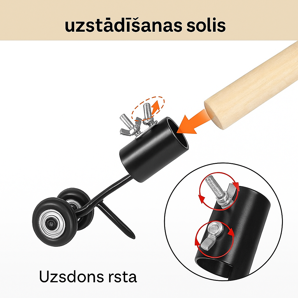 WeedCut – Ergonomisks ravēšanas rīks šaurām vietām