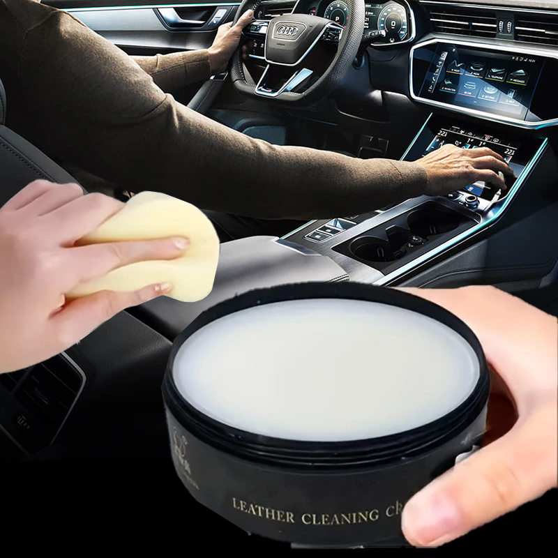 Ādas automobiļa sēdekļu kopšanas smēre