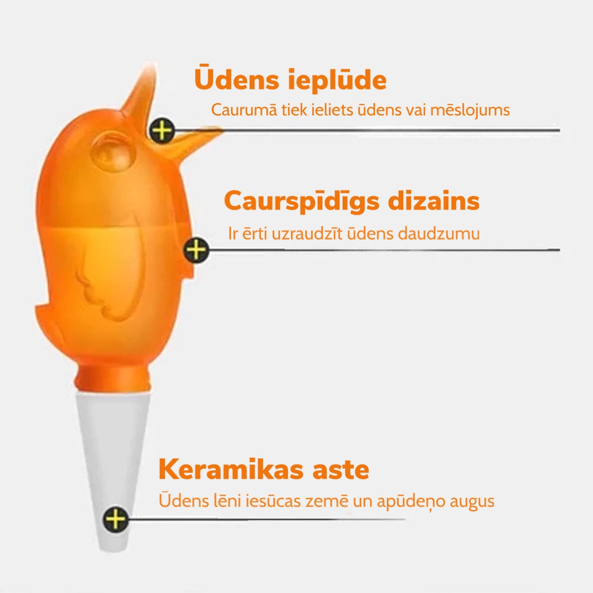 Automātiskā augu laistīšanas ierīce (komplekts 3 gab.)