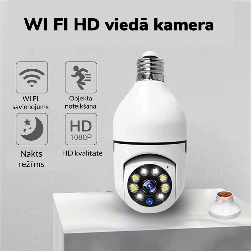 WiFi HD viedā kamera