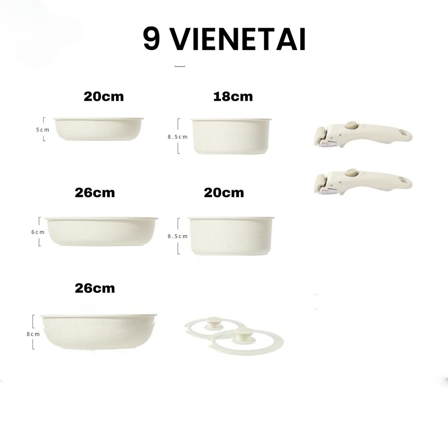 Pannu komplekts | Izturīga, neslīdoša un stilīga gatavošana