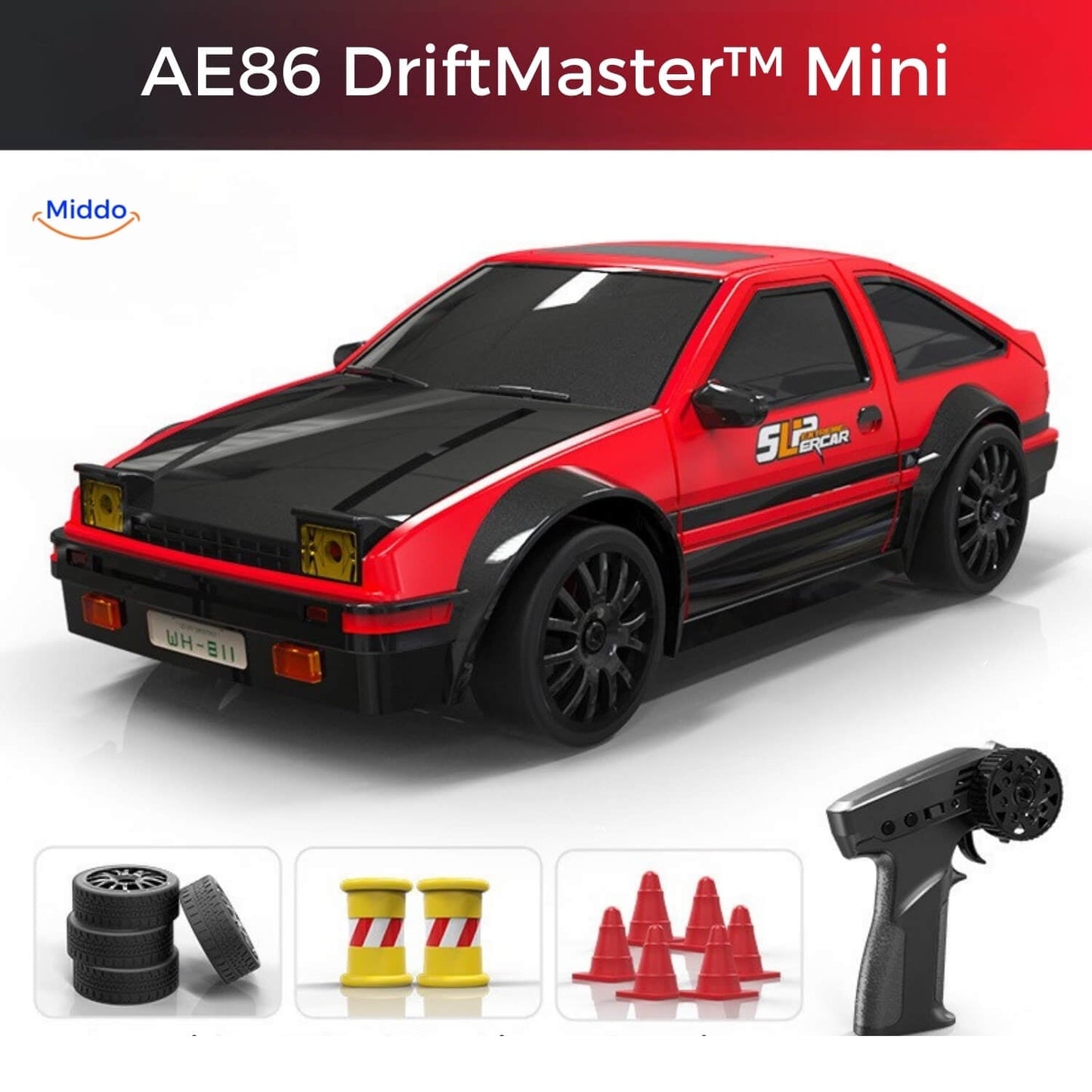 DriftMaster™ GTR | 4WD Drift RC rotaļu auto 🚗💨