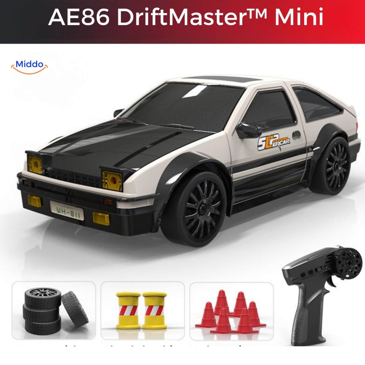 DriftMaster™ GTR | 4WD Drift RC rotaļu auto 🚗💨