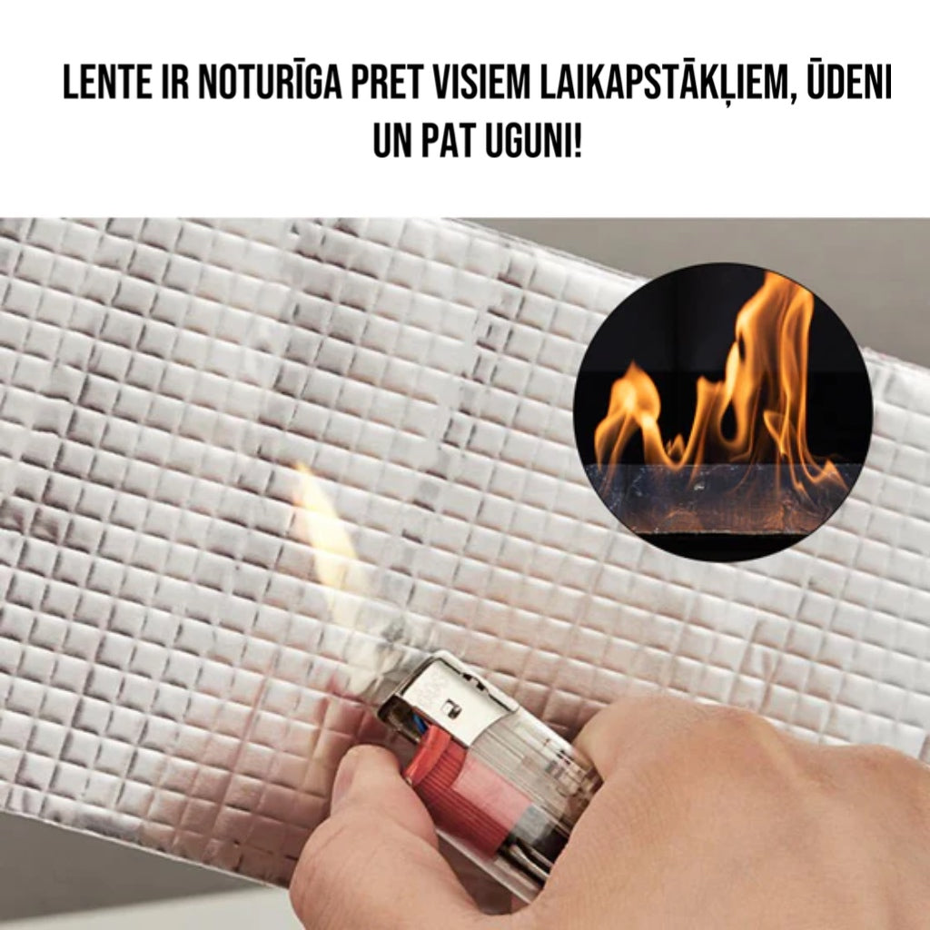 Pašlīmējoša, ūdeni necaurlaidīga, ārpuses lente
