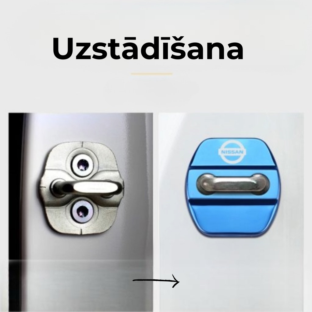 Luksusa durvju slēdzenes aizsardzības spilventiņi | 4 gab.