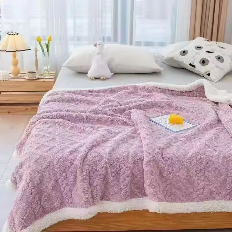 Divpusēja bieza adīta sega 200 x 230 cm