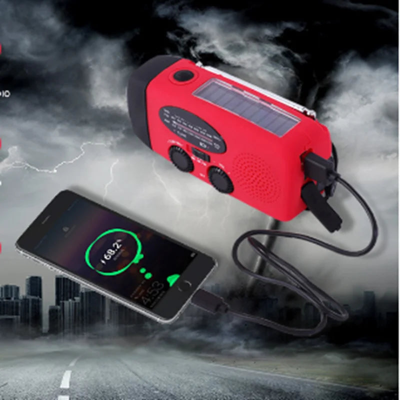 Radio ar powerbanku un elektrisko ģeneratoru – vienmēr gatavs krīzēm un katastrofām!
