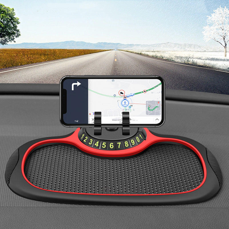 Pretslīdes paklājiņš ar tālruņa turētāju automašīnai