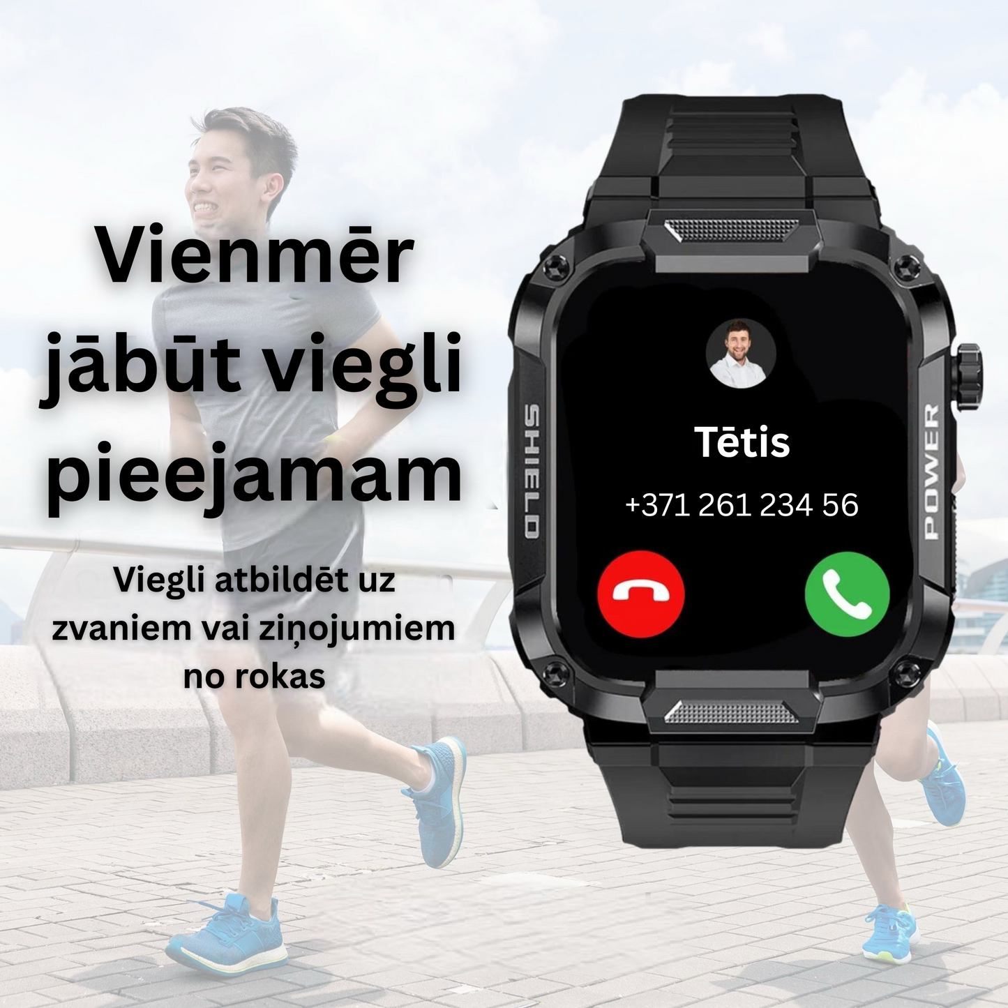 Galaxy Armor™ viedpulkstenis – ietaupi vairāk nekā 100 € par neiznīcināmu viedpulksteni iOS un Android