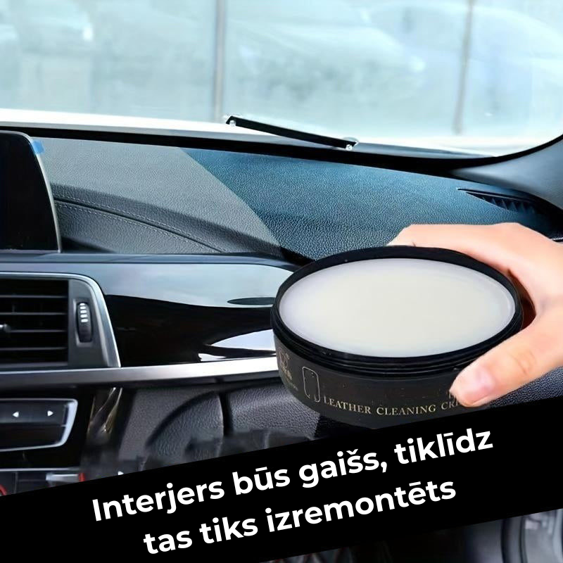 Ādas automobiļa sēdekļu kopšanas smēre