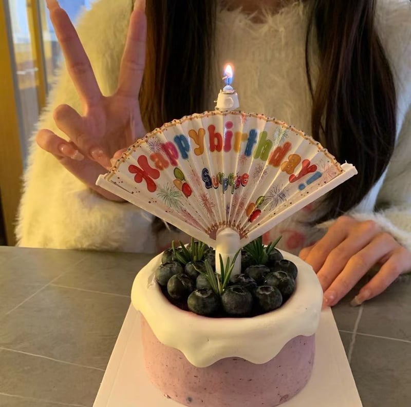 Atkārtoti lietojama dzimšanas dienas svece ar ventilatoru - LABĀKĀ DĀVANA ĢIMENEI 🎂🎁