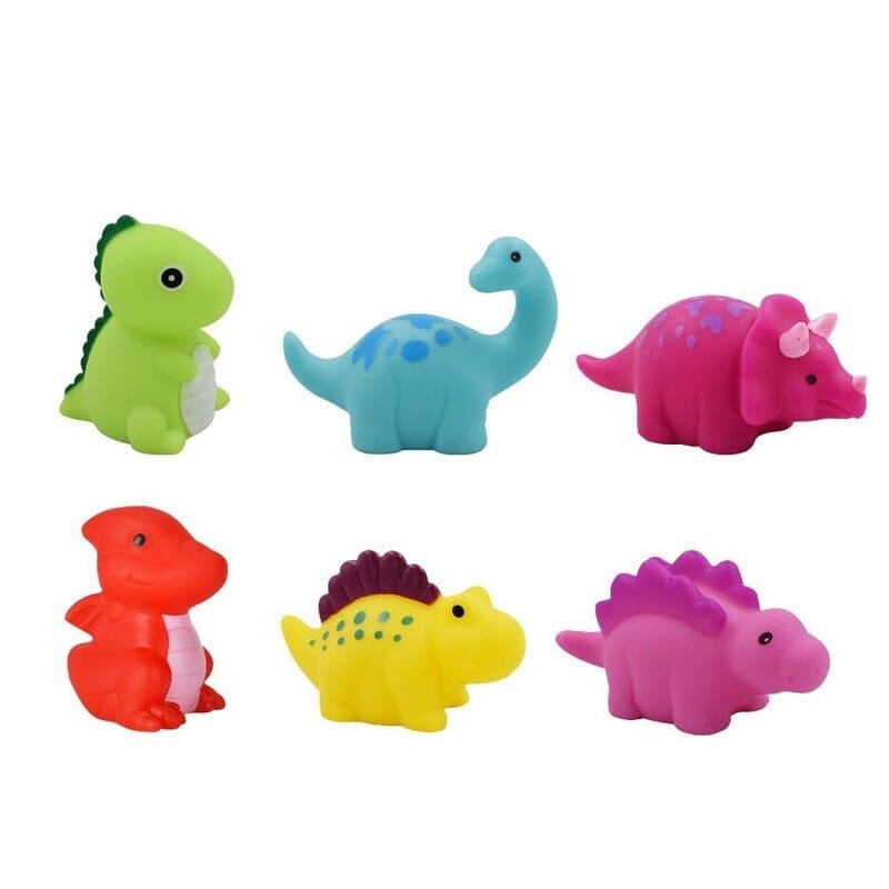 Spīdošs dinozaura formas vannas rotaļlieta