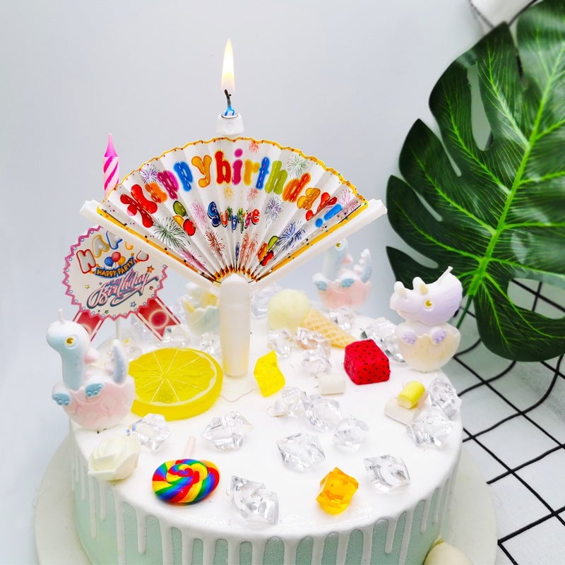 Atkārtoti lietojama dzimšanas dienas svece ar ventilatoru - LABĀKĀ DĀVANA ĢIMENEI 🎂🎁