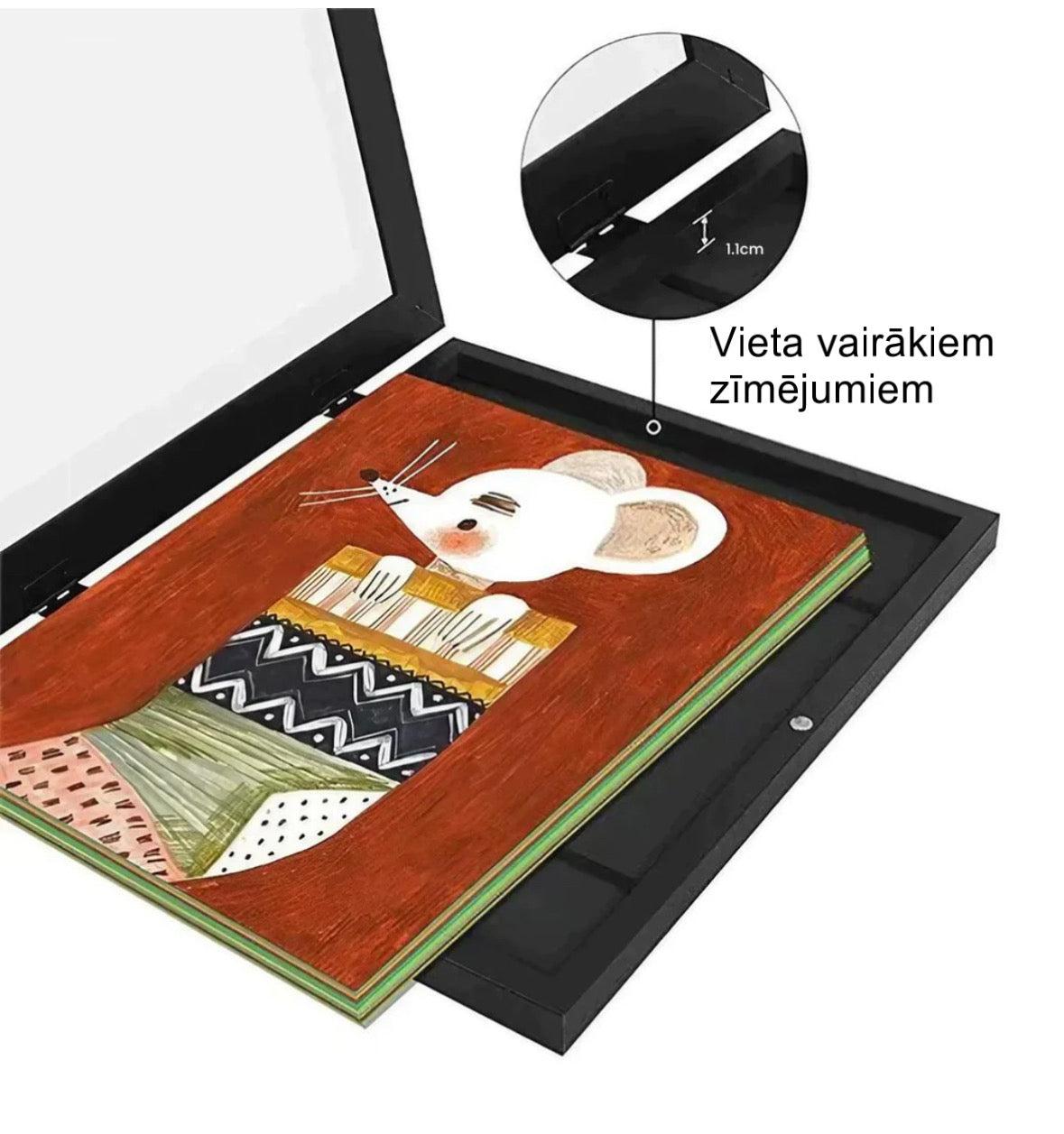 Rāmis bērnu zīmējumiem (1+1 BEZMAKSAS)