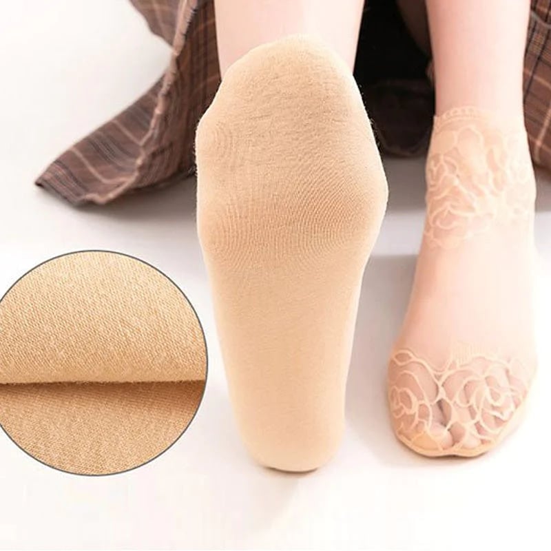 Sekssīgas mežģīņu zeķes sievietēm 🧦