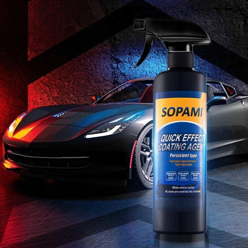 Sopami™ Nano Spray automašīnām | Kristāla pārklājums, spīdums un ilgstoša aizsardzība!