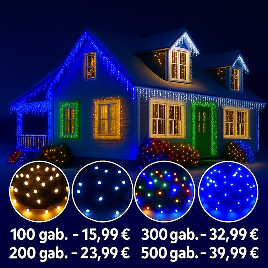 LED Ziemassvētku virtenes