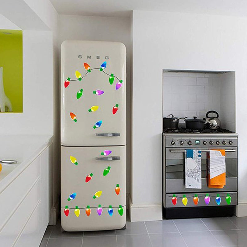 🎄 Ziemassvētku magnētiskās uzlīmes – dekorācijas automašīnai, ledusskapim un mājām