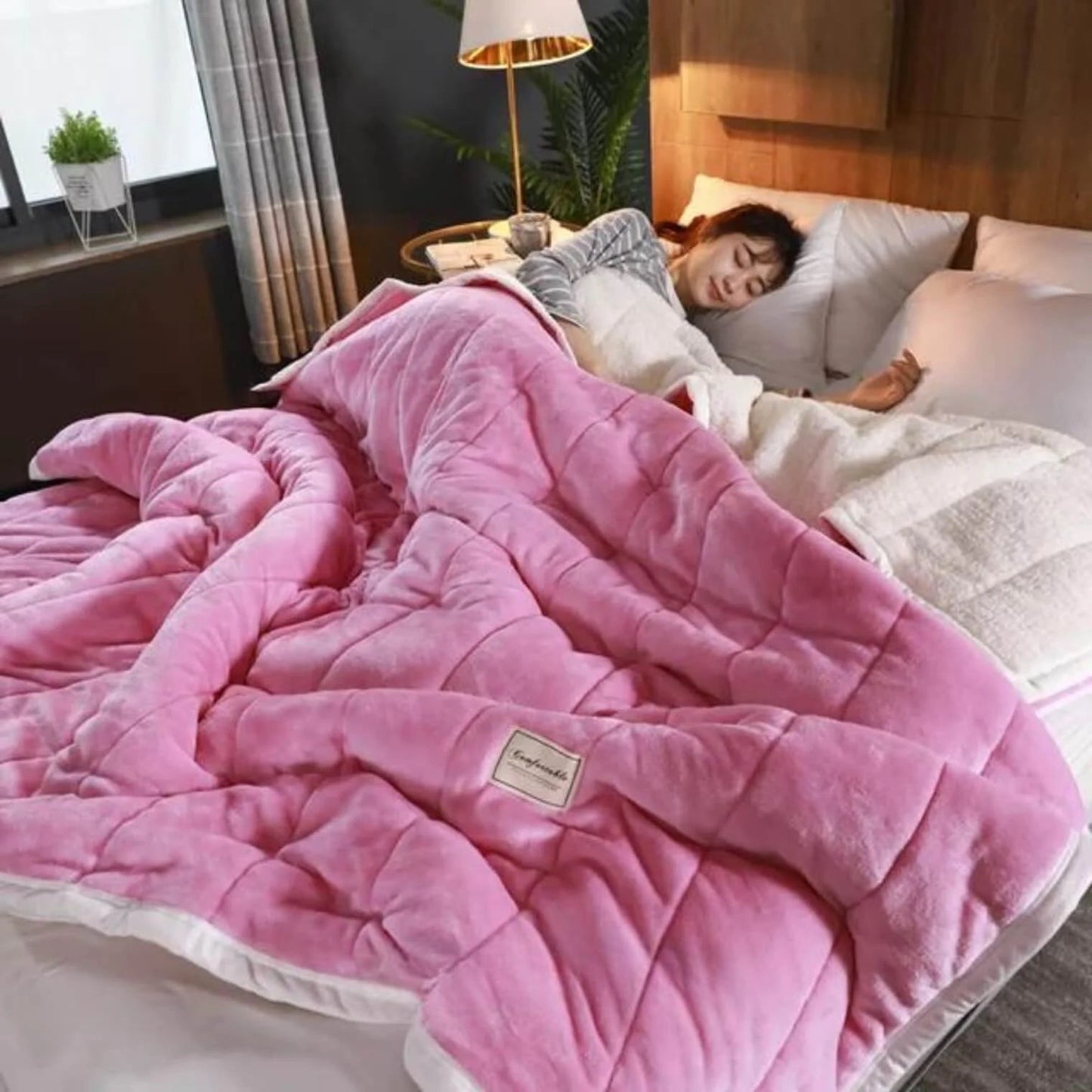 CozyFleece™ pūkaina vilnas sega | Silta un mājīga – rudenim un ziemai