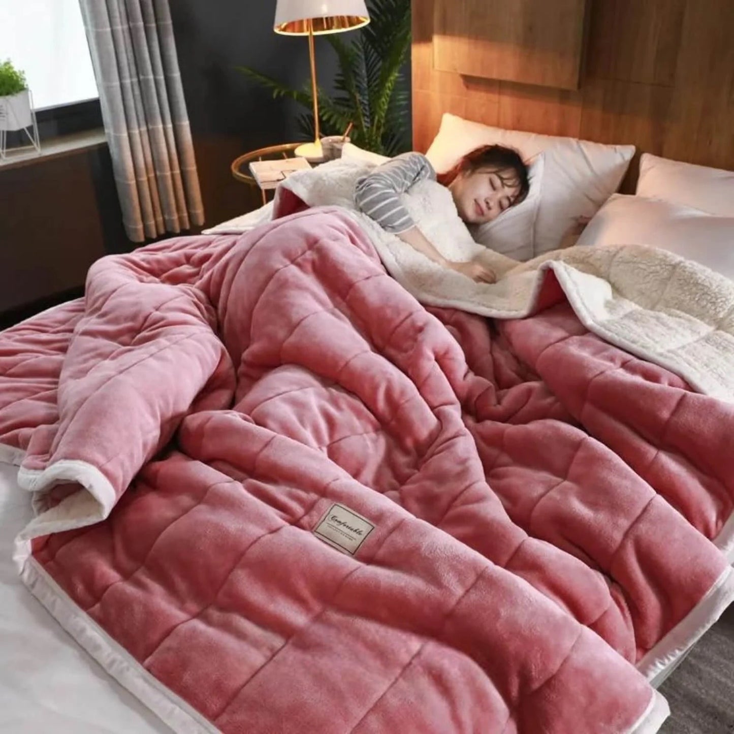 CozyFleece™ pūkaina vilnas sega | Silta un mājīga – rudenim un ziemai