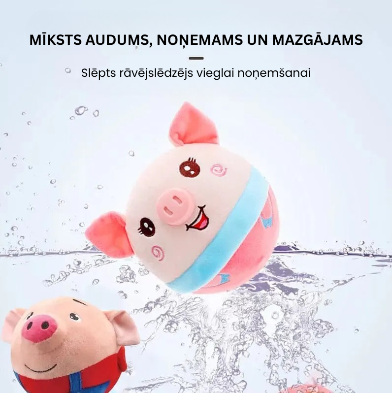 🔥 Runājoša pūkaina lēkājoša rotaļlieta suņiem