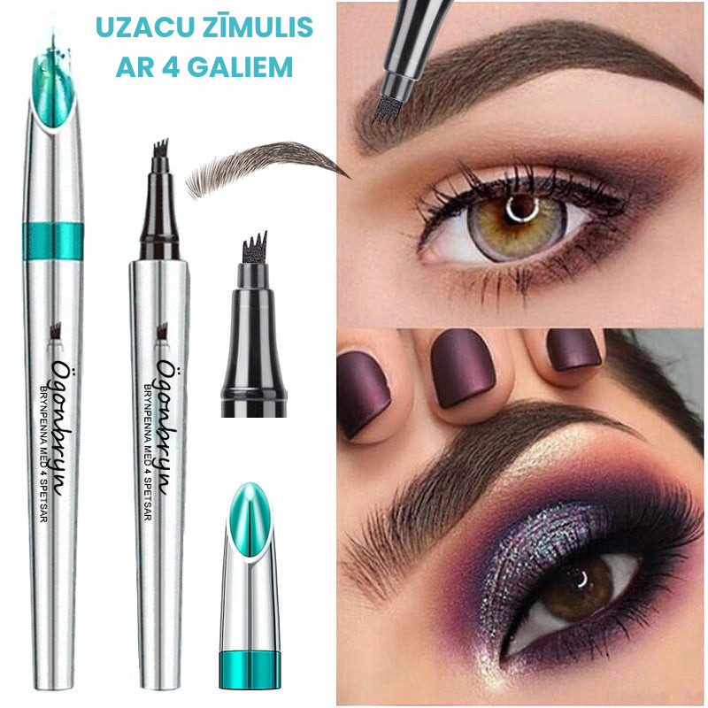 🔥 3D ūdensizturīgs mikropigmentācijas uzacu zīmulis