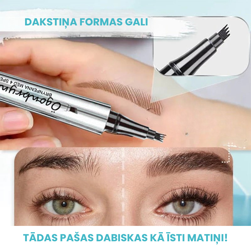 🔥 3D ūdensizturīgs mikropigmentācijas uzacu zīmulis