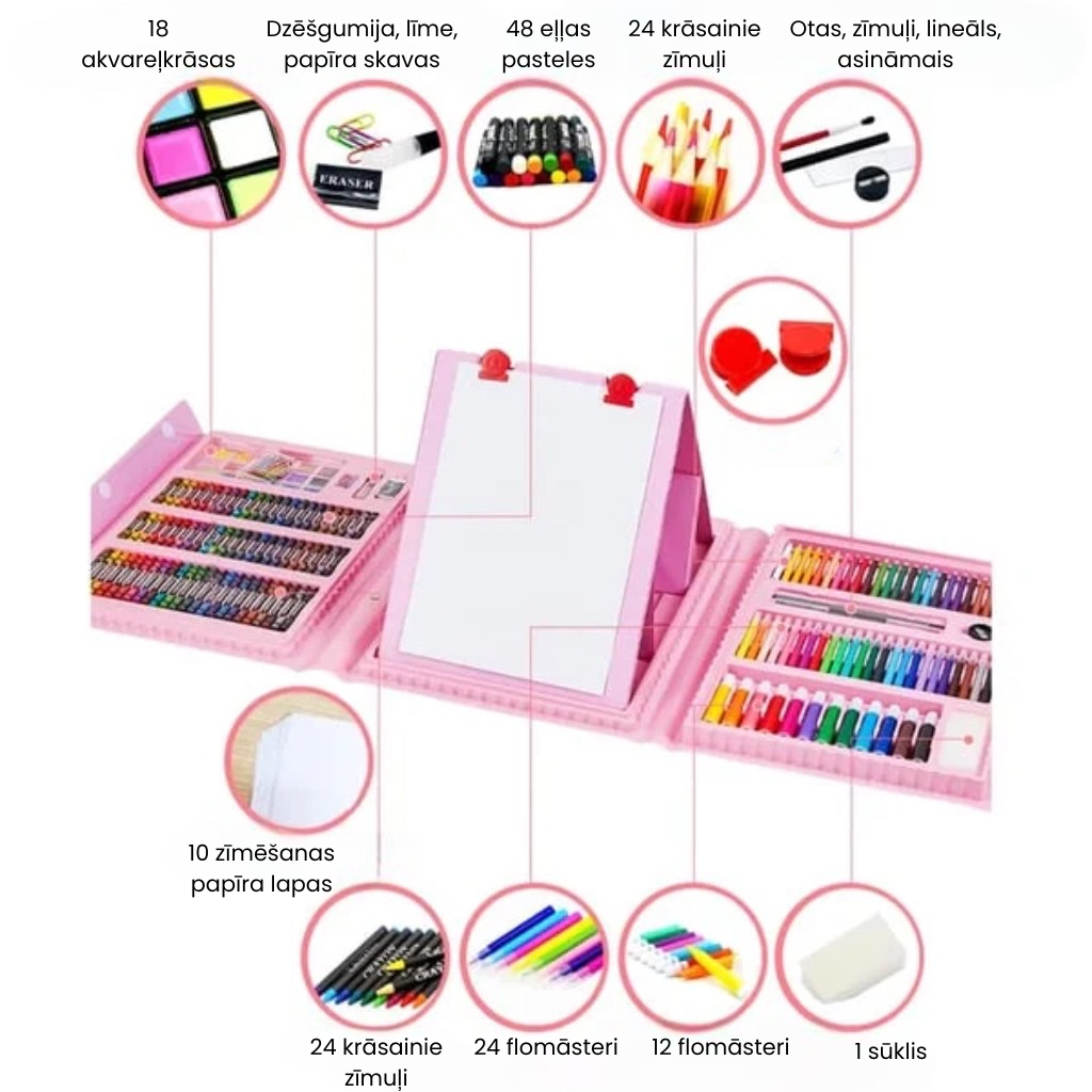 💗Grezna radošā komplekta dāvana 6 vienā 🎁 Labākā dāvana bērniem