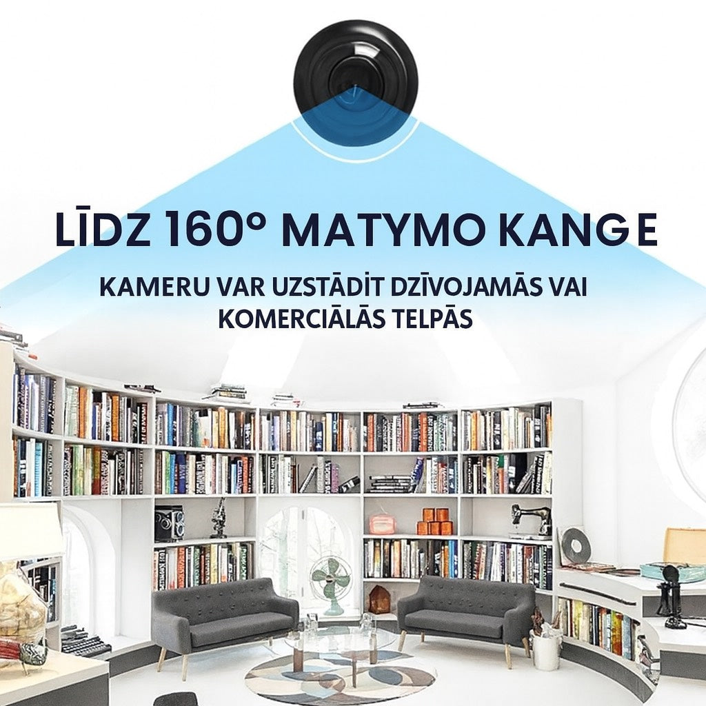 WifiCam™ - mini bezvadu novērošanas kamera