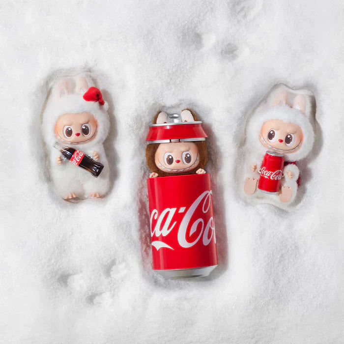 LABUBU | Plīša piekariņš "Coca-Cola" kolekcijas pārsteiguma kastīte Pop Mart