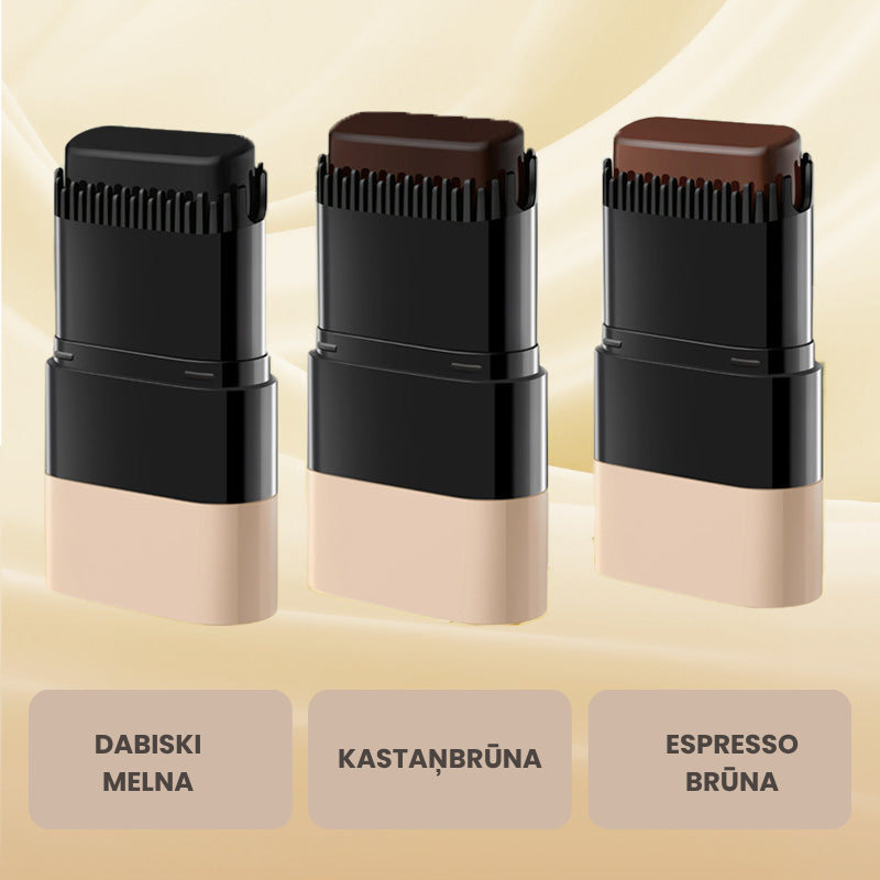 🔥 Ātrās matu krāsošanas zīmulis ar iebūvētu ķemmi