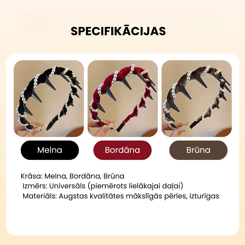 🔥 Vintāžas svētku galvas lente