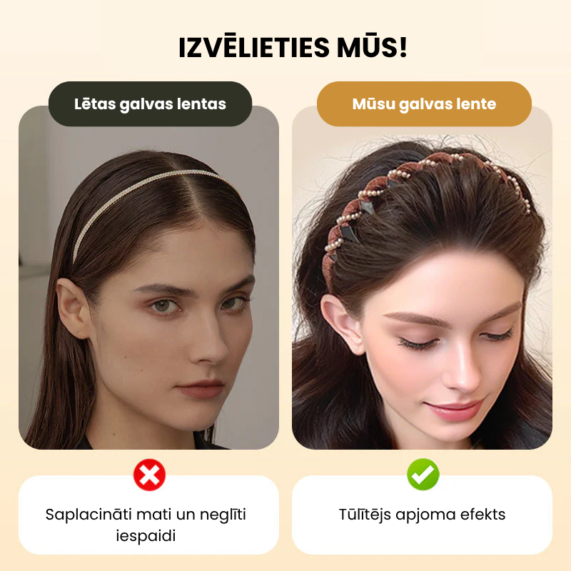 🔥 Vintāžas svētku galvas lente