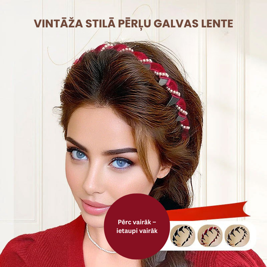 🔥 Vintāžas svētku galvas lente