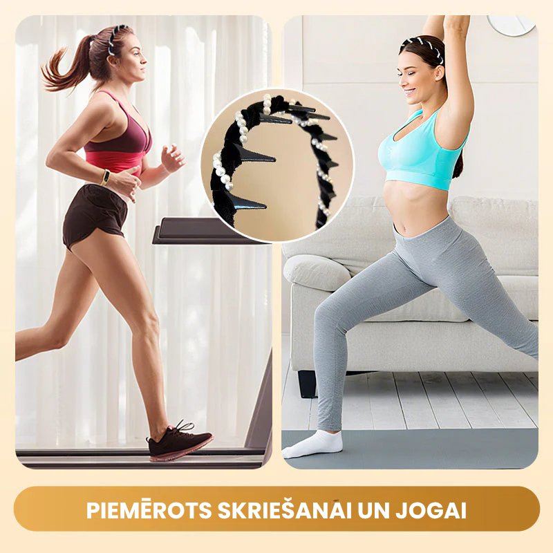 🔥 Vintāžas svētku galvas lente