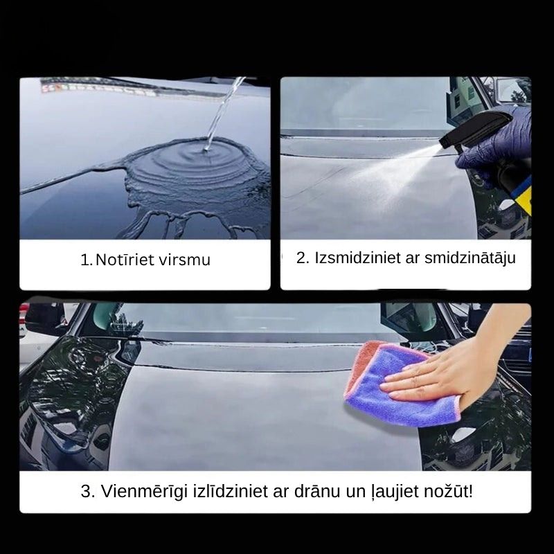 Sopami™ Nano Spray automašīnām | Kristāla pārklājums, spīdums un ilgstoša aizsardzība!