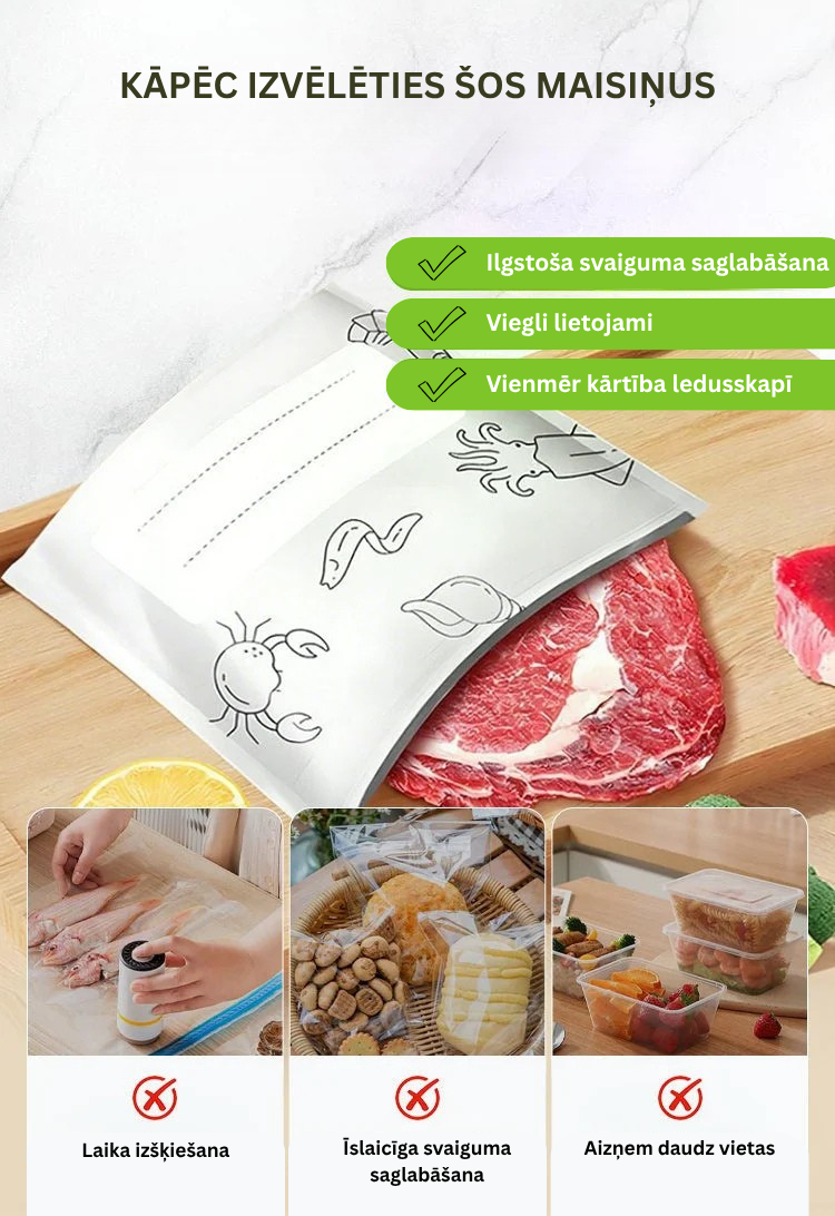 🌿 Daudzkārt lietojamie maisiņi – ērti un videi draudzīgi!