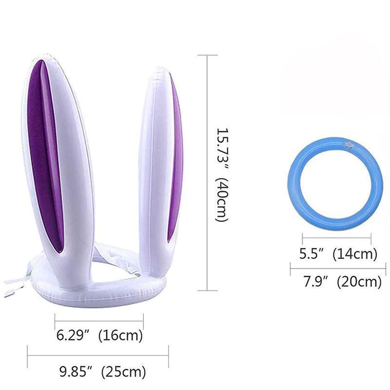 🎉 Ziemassvētku spēle „Ragu mešana“ – piepūšami aļņa ragi