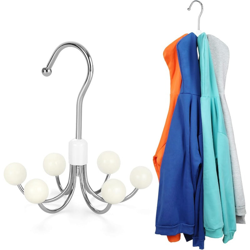 360° rotējošs džemperu un somiņu turētājs