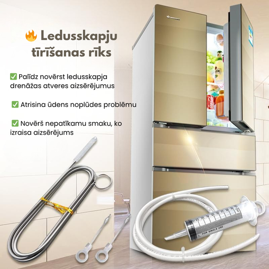 🔥🔥 Ledusskapju tīrīšanas rīks