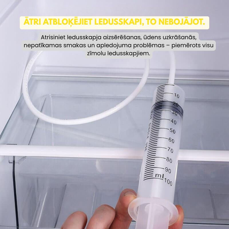 🔥🔥 Ledusskapju tīrīšanas rīks