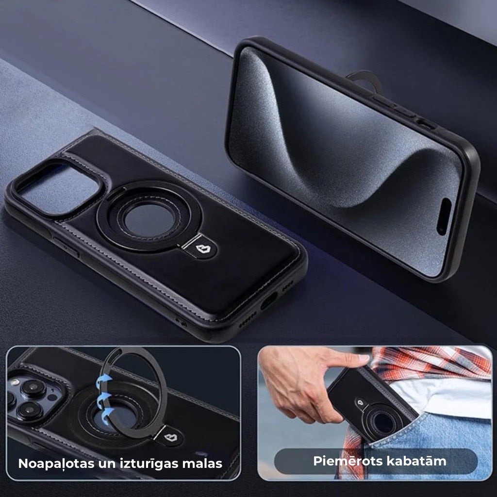 ✨✨✨Grezna “iPhone” vāciņš ar neredzamu mākslīgās ādas statīvu