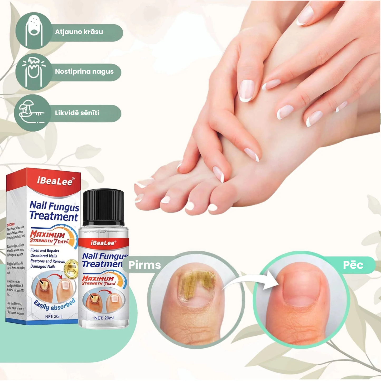 iBeaLee® pretsēnīšu līdzeklis