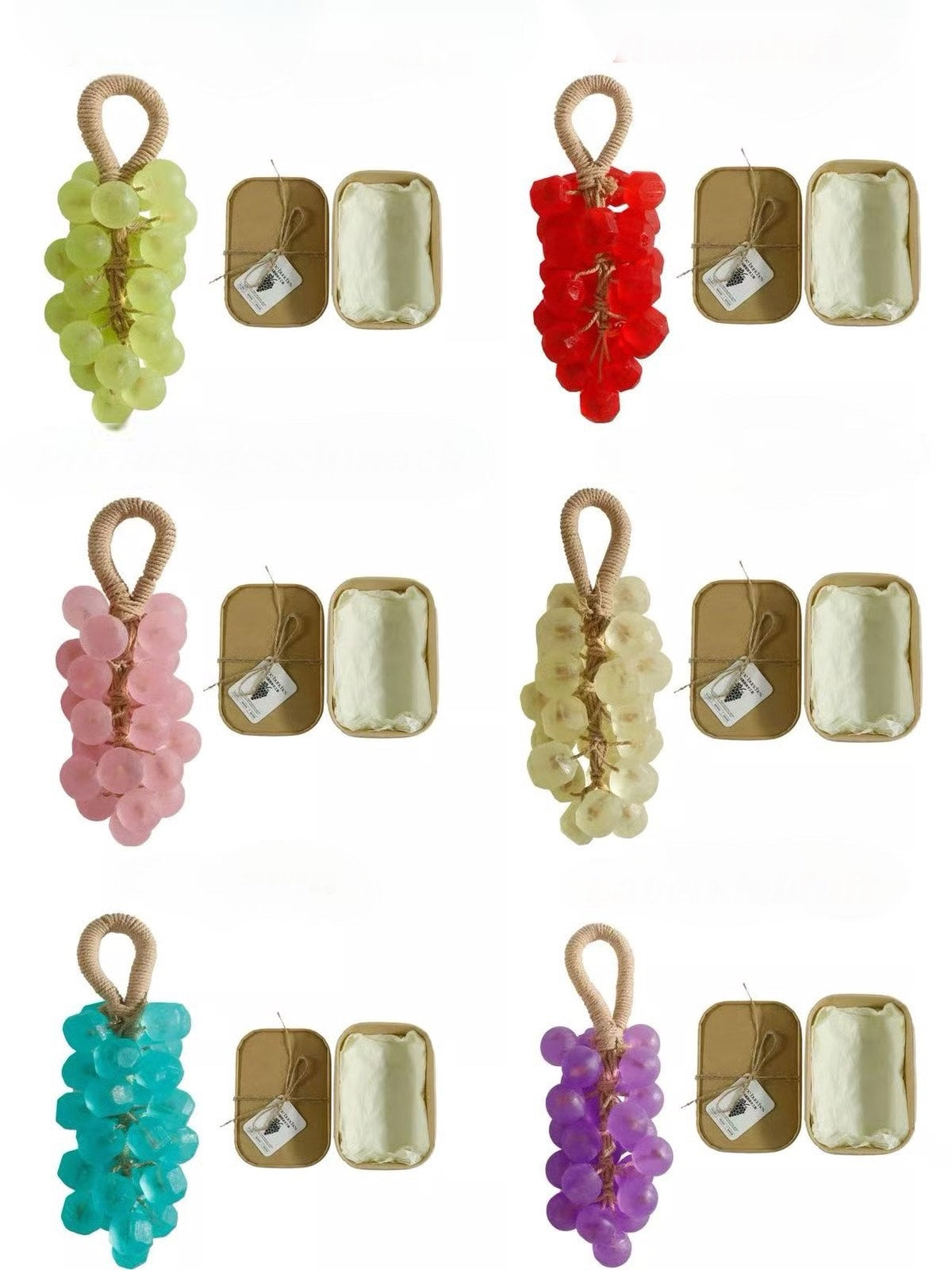 🔥 Oriģināls ar rokām darināts kristālveida vīnogu ziepju gabaliņš – maigas, attīrošas ziepes