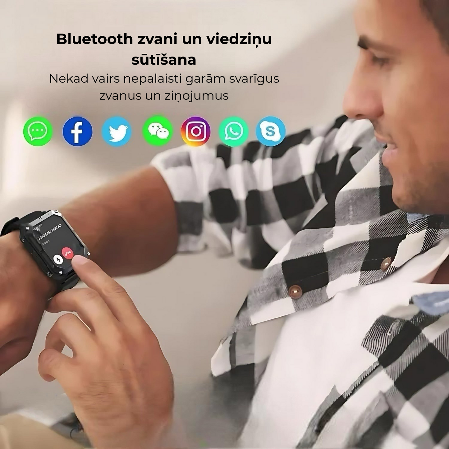Galaxy Armor™ viedpulkstenis – ietaupi vairāk nekā 100 € par neiznīcināmu viedpulksteni iOS un Android