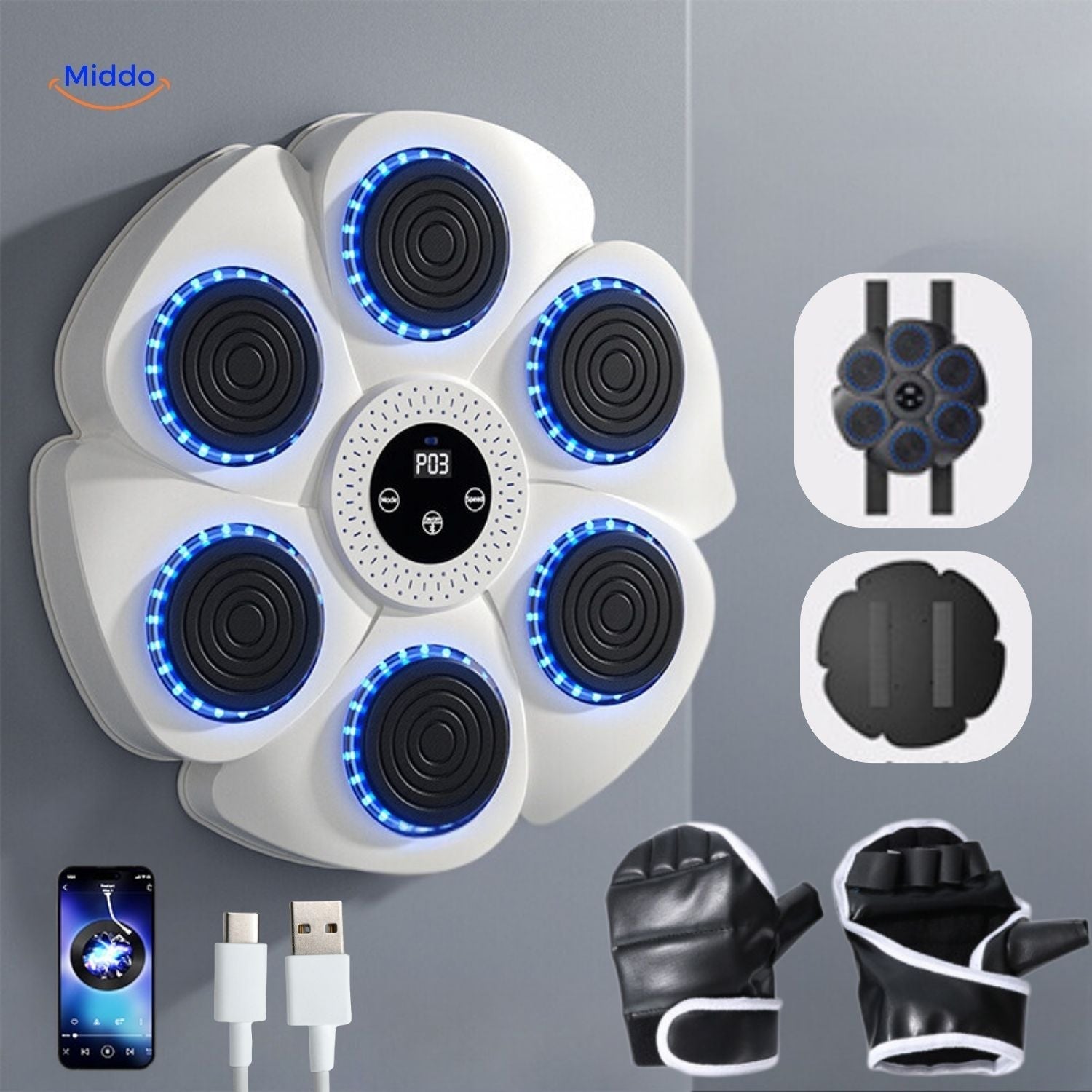 BoxPro Smart Boksmachine montage opties voor diverse muurtypes www.middo.nl